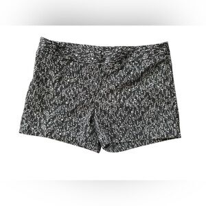Express Women's Black & White Geoprint Micro Shorts Size 14